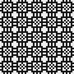 Fototapeta premium Abstract Cross Pattern Dots Logo generative computational art illustration
