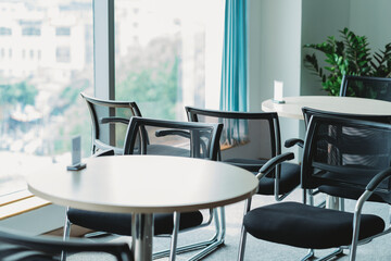 Offices were left vacant when people were working from home due to a pandemic
