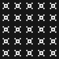 Naklejka premium Abstract Cross Pattern Dots Logo generative computational art illustration
