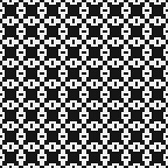 Fototapeta premium Abstract Cross Pattern Dots Logo generative computational art illustration