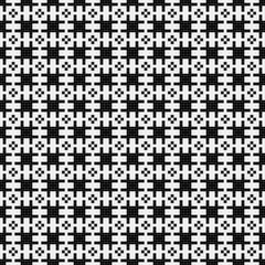 Fototapeta premium Abstract Cross Pattern Dots Logo generative computational art illustration