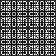 Abstract Cross Pattern Dots Logo generative computational art illustration