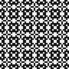 Fototapeta premium Abstract Cross Pattern Dots Logo generative computational art illustration