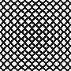 Abstract Cross Pattern Dots Logo generative computational art illustration