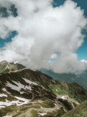 landscape with clouds