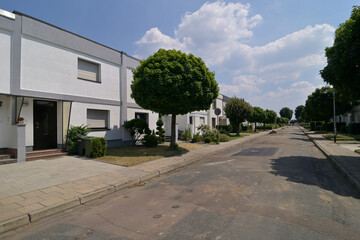 ドイツの郊外住宅地：トーテン・エステートの街並み