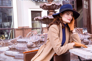 Beautiful girl with a hat