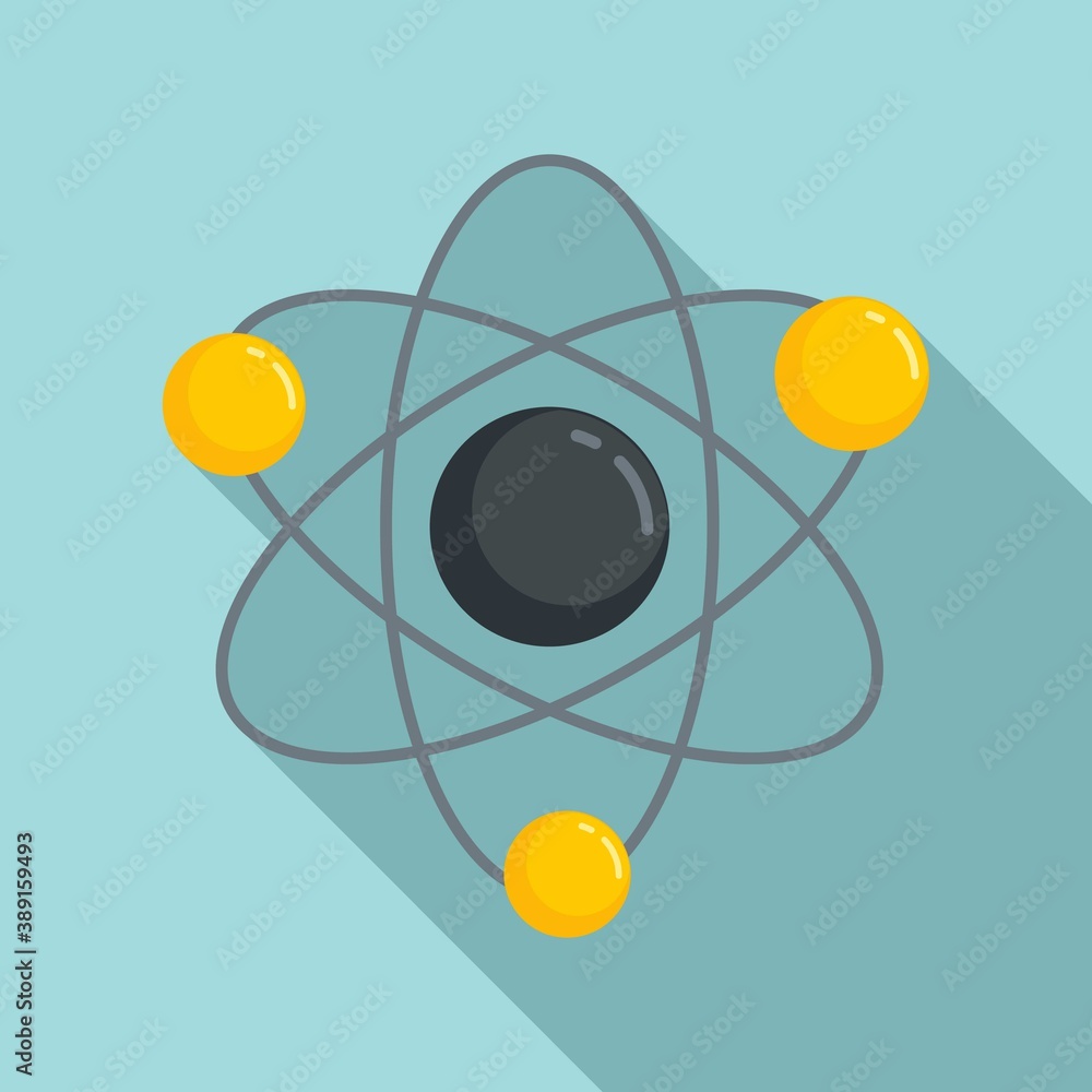 Poster science gravity icon. flat illustration of science gravity vector icon for web design