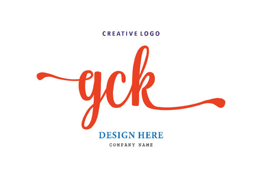 GCK lettering logo is simple, easy to understand and authoritative