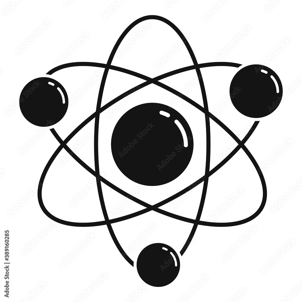 Poster science gravity icon. simple illustration of science gravity vector icon for web design isolated on 