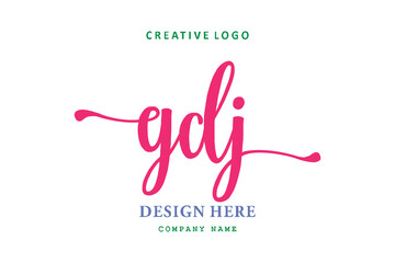 GDJ lettering logo is simple, easy to understand and authoritative