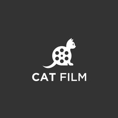 abstract film logo. movie icon