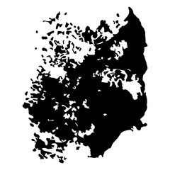 black paint, ink, grunge, dirty brush strokes