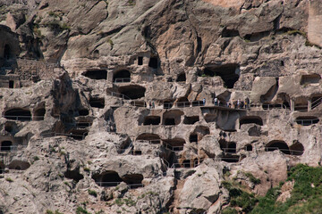 cave city in a huge rock