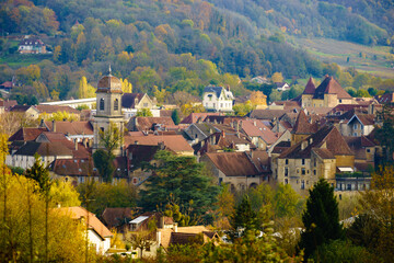 Fototapeta na wymiar Arbois town in France