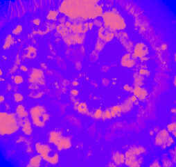 Tie Dye Shirt. Pink Artistic Fabric. Tie Die Art 