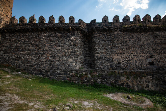 fortress walls of the destroyed fortress