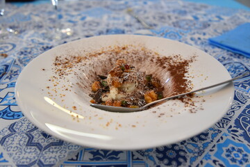 Restaurant Dessert in the Plate