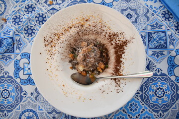 Restaurant Dessert in the Plate