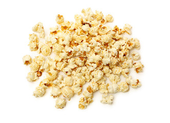 popcorn isolated on white background