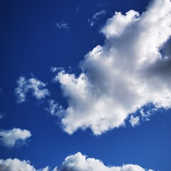 blue sky with clouds