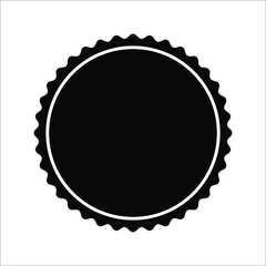 starburst, sunburst badges. Black icons on white background. Simple flat style vintage labels, stickers.
