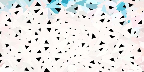 Light pink, green vector poly triangle texture.