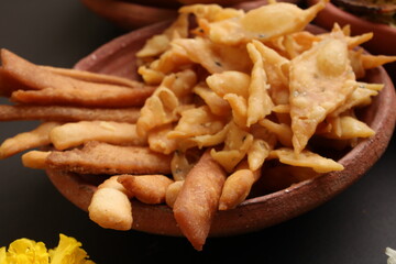Home made tasty Diwali food /snacks / sweets.