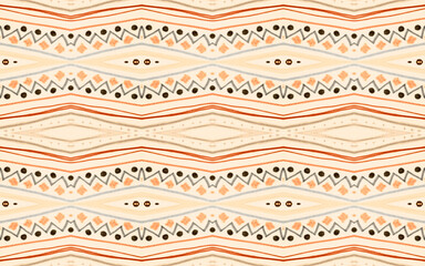 Seamless Aztec Print. Vintage Ethnic Texture. 