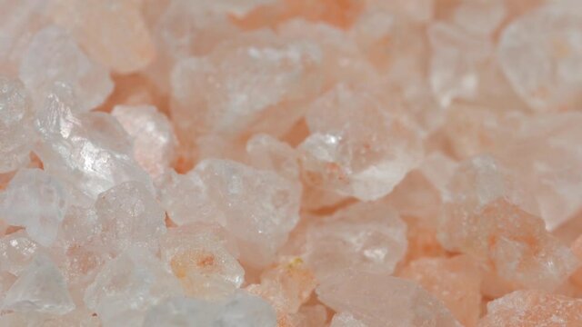 Himalayan salt on turn table