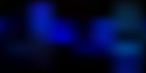 Dark blue vector abstract blur template.