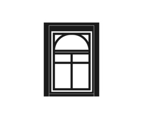 Window, Window Icon, Window Clipart, Window Silhouette, Window Symbol Icon Design. Window frames line icon set. Vector illustration.
