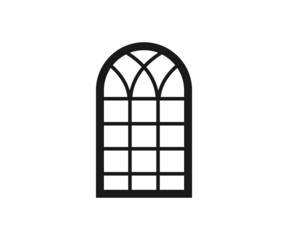 Window, Window Icon, Window Clipart, Window Silhouette, Window Symbol Icon Design. Window frames line icon set. Vector illustration.