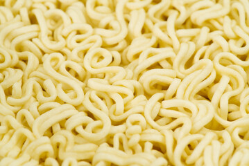 Full frame yellow Instant noodles for background