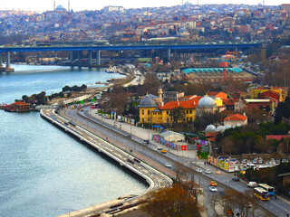 Winter Street in turkey