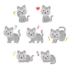 サバトラ猫セット