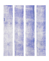 Fototapeta premium purple wooden plank on white background