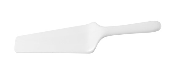 ceramic spatula for cake on white background