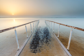 Beautiful view of the Dead Sea .