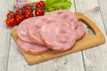 Natural ham made from pork