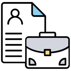  agenda list flat vector icon 
