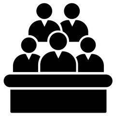 
Group of people linked representing association
