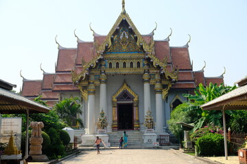 India Bodh Gaya - Temple Wat Thai Buddhabhumi Main building