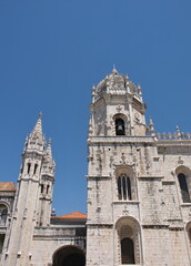 Fototapeta na wymiar Historic cathedral of Belem, Lisbon - Portugal