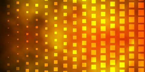 Dark Green, Yellow vector pattern in square style.