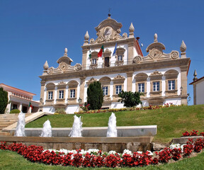 Fototapeta na wymiar Historic town hall in Mirandela, Norte - Portugal
