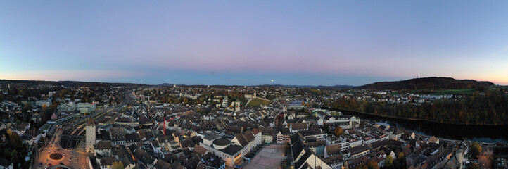 Panorama &uuml;ber Schaffhausen