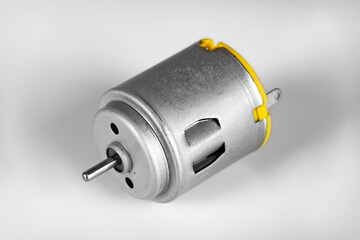 Drone motor isolated on white background