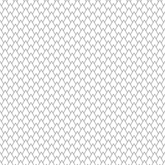 Fototapeta premium Japan traditional ethnic embroidery ornament with repeated scallops. Fish scale. Repeat scallop background. Seamless surface pattern design with scales. Ancient japanese sashiko uroko motif. Squama.