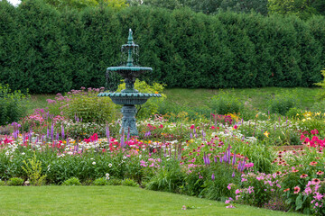 Fountain in The Clemens Gardens